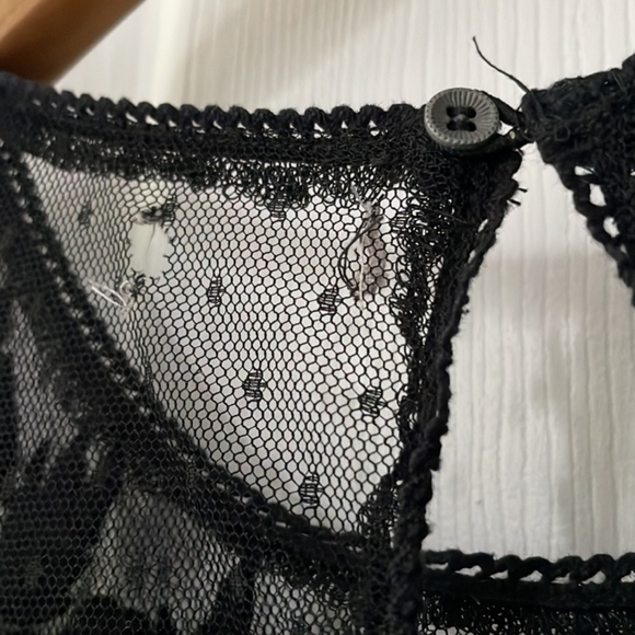 urban outfitters ecote lily maxi dress XS / sheer mesh lace maxi - Picture 13 of 13